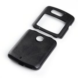 LEATHER TPU Ochranný kryt  Motorola Razr 5G Äierny