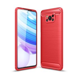 Cover FLEXI TPU Xiaomi Poco X3 NFC / X3 Pro rosso