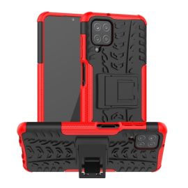 STAND Extra resistente Samsung Galaxy A12 / M12 rossa