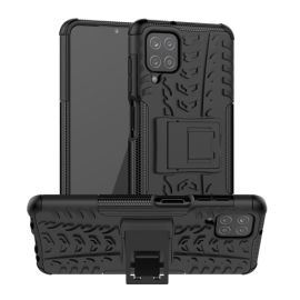 STAND Custodia Extra resistente per Samsung Galaxy A12 / M12 nera