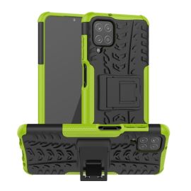 STAND Cover Extra resistente per Samsung Galaxy A12 / M12 verde