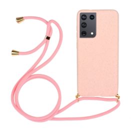 ROPE Cover con cordino Samsung Galaxy S21 Ultra 5G rosa