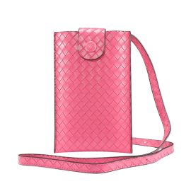 BRAIDED Custodia universale per cellulare fino a 6. 7" rosa
