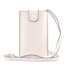 BRAIDED Custodia universale per cellulare fino a 6. 7" bianca