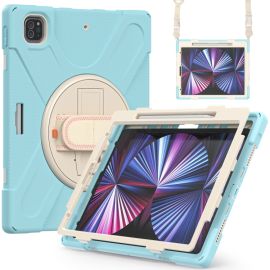 SOLID Cover resistente per Apple iPad Pro 12.9 2022 / 2021 azzurro