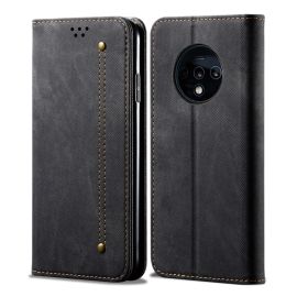 DENIM Cover portafoglio per One Plus 7T nera