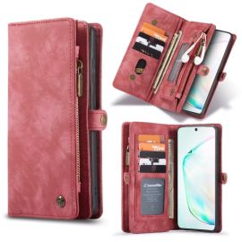 WALLET Cover protettiva con portafoglio 2 in 1 per Samsung Galaxy S20 Ultra rossa