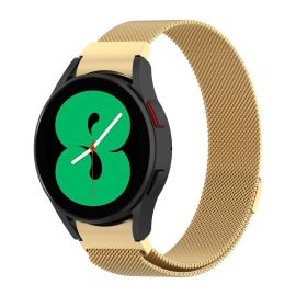 MILANESE Cinturino in metallo Samsung Galaxy Watch 6 Classic (47mm / 43mm) e Watch 6 (44mm / 40mm) oro