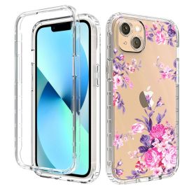 DUAL ART Cover resistente Apple iPhone 14 ROSES