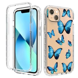 DUAL ART Cover resistente Apple Phone 14 BUTTERFLY