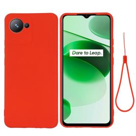 Cover protettiva RUBBER per Realme C30 rossa