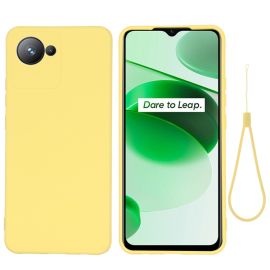 Cover protettiva RUBBER per Realme C30 gialla
