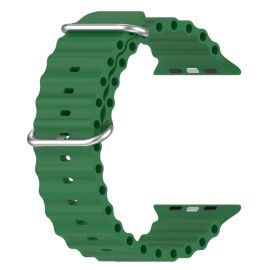 Cinturino OCEAN per Apple Watch Ultra 1 / 2 (49 mm) / 9/8/7 (45 mm) / 6 / SE / 5/4 (44 mm) / 3/2/1 (42 mm) verde scuro