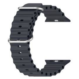 Cinturino OCEAN per Apple Watch Ultra 1 / 2 (49 mm) / 9 / 8 / 7 (45 mm) / 6 / SE / 5 / 4 (44 mm) / 3 / 2 / 1 (42 mm) nero