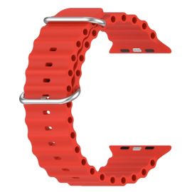 Cinturino OCEAN per Apple Watch Ultra 1 / 2 (49 mm) / 9/8/7 (45 mm) / 6 / SE / 5/4 (44 mm) / 3/2/1 (42 mm) rosso
