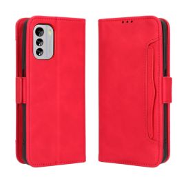 SLOT Custodia a portafoglio per Nokia G60 rossa