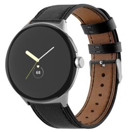 LEATHER in pelle per Google Pixel Watch / Pixel Watch 2 / Pixel Watch 3 41mm / Pixel Watch 4 41mm nero