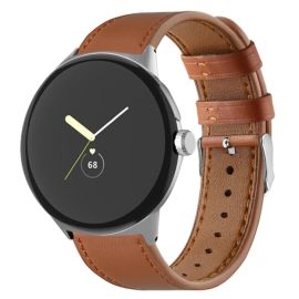 LEATHER pelle per Google Pixel Watch / Pixel Watch 2 / Pixel Watch 3 41mm / Pixel Watch 4 41mm marrone