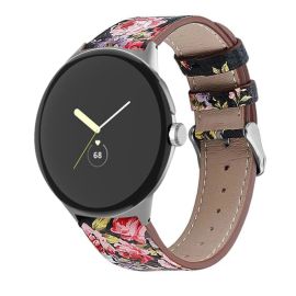 LEATHER pelle per Google Pixel Watch / Pixel Watch 2 / Pixel Watch 3 41mm / Pixel Watch 4 41mm ROSES