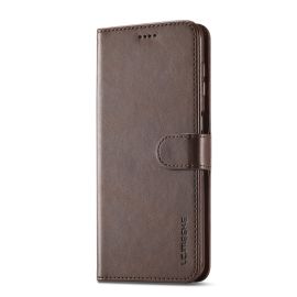 Custodia a portafoglio IMEEKE Samsung Galaxy A34 5G marrone scuro