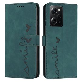 ART SMILE Cover portafoglio con cordino Xiaomi Redmi Note 12 Pro 5G / Poco X5 Pro 5G verde