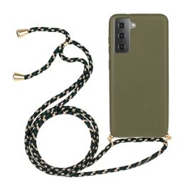 ROPE Cover con cordino Samsung Galaxy A34 5G verde scuro
