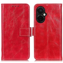 RETRO Custodia a portafoglio One Plus Nord CE 3 Lite 5G rosso