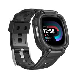 GLACIER Custodia protettiva per Fitbit Versa 4 / 3 / 2 / 1 nera