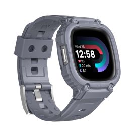 GLACIER Custodia protettiva per Fitbit Versa 4 / 3 / 2 / 1 grigia