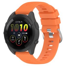 RUBBER Cinturino in silicone Garmin Forerunner 265S arancione