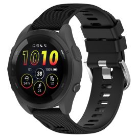 RUBBER Cinturino in silicone Garmin Forerunner 265S nero
