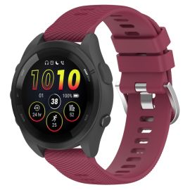 RUBBER Cinturino in silicone Garmin Forerunner 265S bordeaux