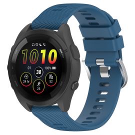 RUBBER Cinturino in silicone Garmin Forerunner 265S azzurro
