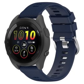 RUBBER Cinturino in silicone Garmin Forerunner 265S blu scuro