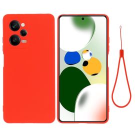 Cover protettiva RUBBER per Xiaomi Redmi Note 12 Pro 5G / Poco X5 Pro 5G rossa