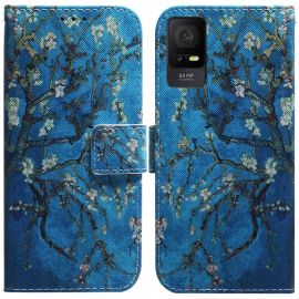 ART Custodia portafoglio per TCL 408 APRICOT BLOSSOM