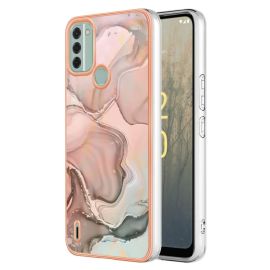 Cover protettiva IMD MARBLE Nokia C31 ROSE GOLD