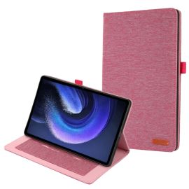 Custodia Flip FABRIC per Xiaomi Pad 6 / Pad 6 Pro rosa