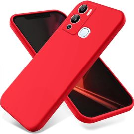 Cover protettiva RUBBER per Infinix Hot 12i rossa