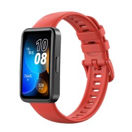 Cinturino in SILICONE per Huawei Band 8 rosso