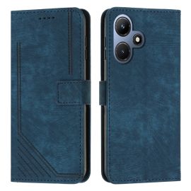 STRIPE Custodia portafoglio con tracolla Infinix Hot 30i blu