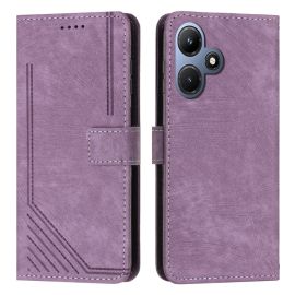 STRIPE Custodia portafoglio con tracolla Infinix Hot 30i viola