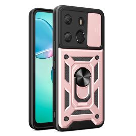 RING CAMERA Cover con supporto per Tecno Spark Go 2023 rosa