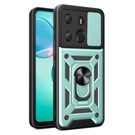 RING CAMERA Cover con supporto per Tecno Spark Go 2023 verde