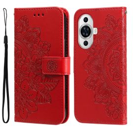 Custodia a portafoglio ART MANDALA Huawei nova 11 rosso