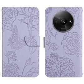 Cover portafoglio ART BLOSSOM per Xiaomi Redmi A3 viola