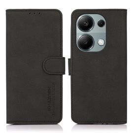 Custodia KHAZNEH MATTE Flip per Xiaomi Redmi Note 13 Pro / Poco M6 Pro nera