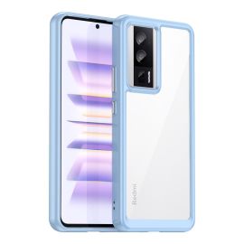 CRISTALLO Cover protettiva per Xiaomi Poco F5 Pro azzurro