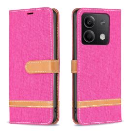 Cover portafoglio BLOCKY per Xiaomi Redmi Note 13 rosa