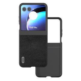 ABEEL LEATHER Custodia per Motorola Razr 50 nero